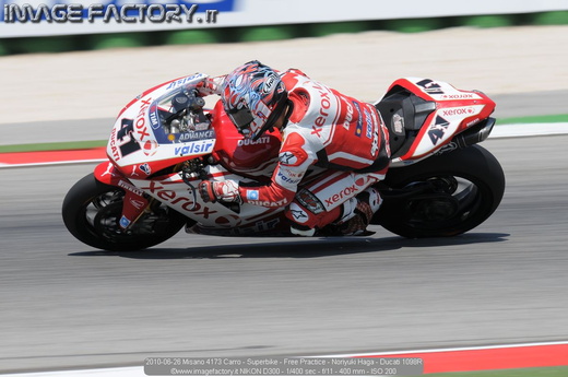 2010-06-26 Misano 4173 Carro - Superbike - Free Practice - Noriyuki Haga - Ducati 1098R